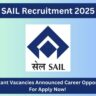 SAIL Recruitment 2025